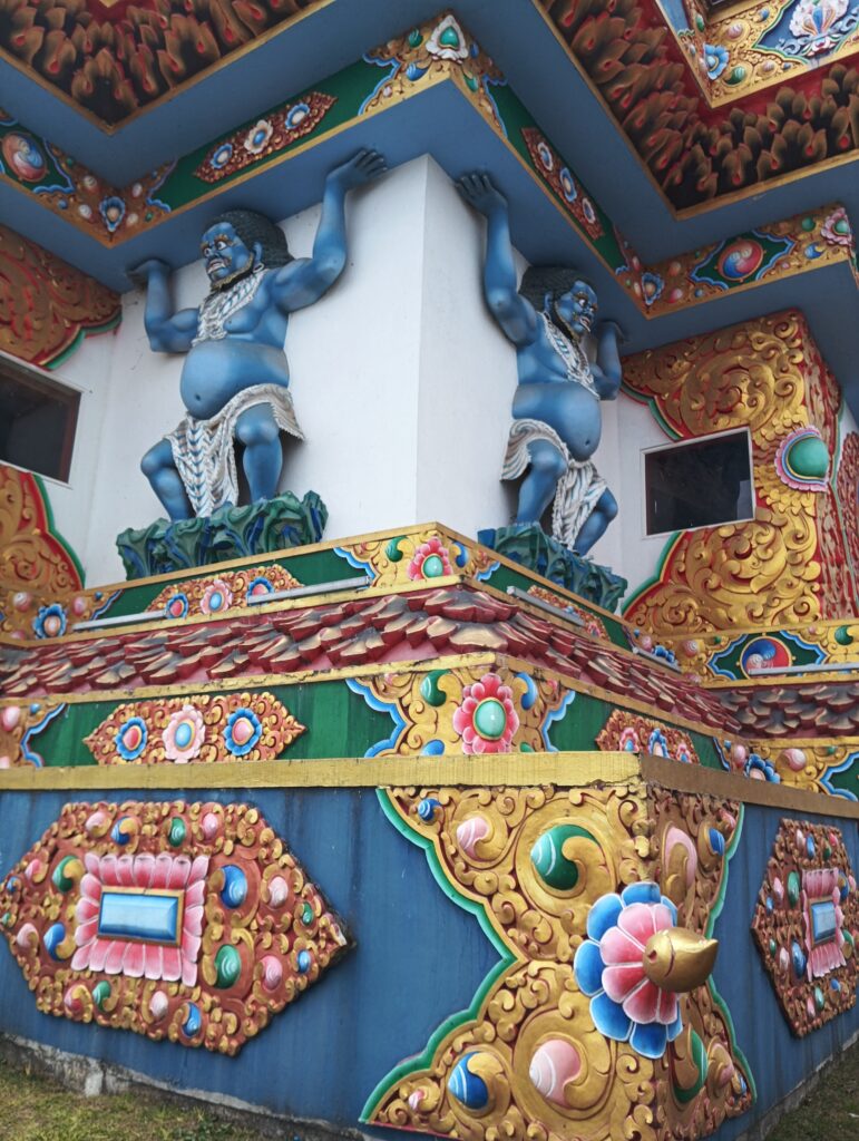 skywalk and Chenrezig statue